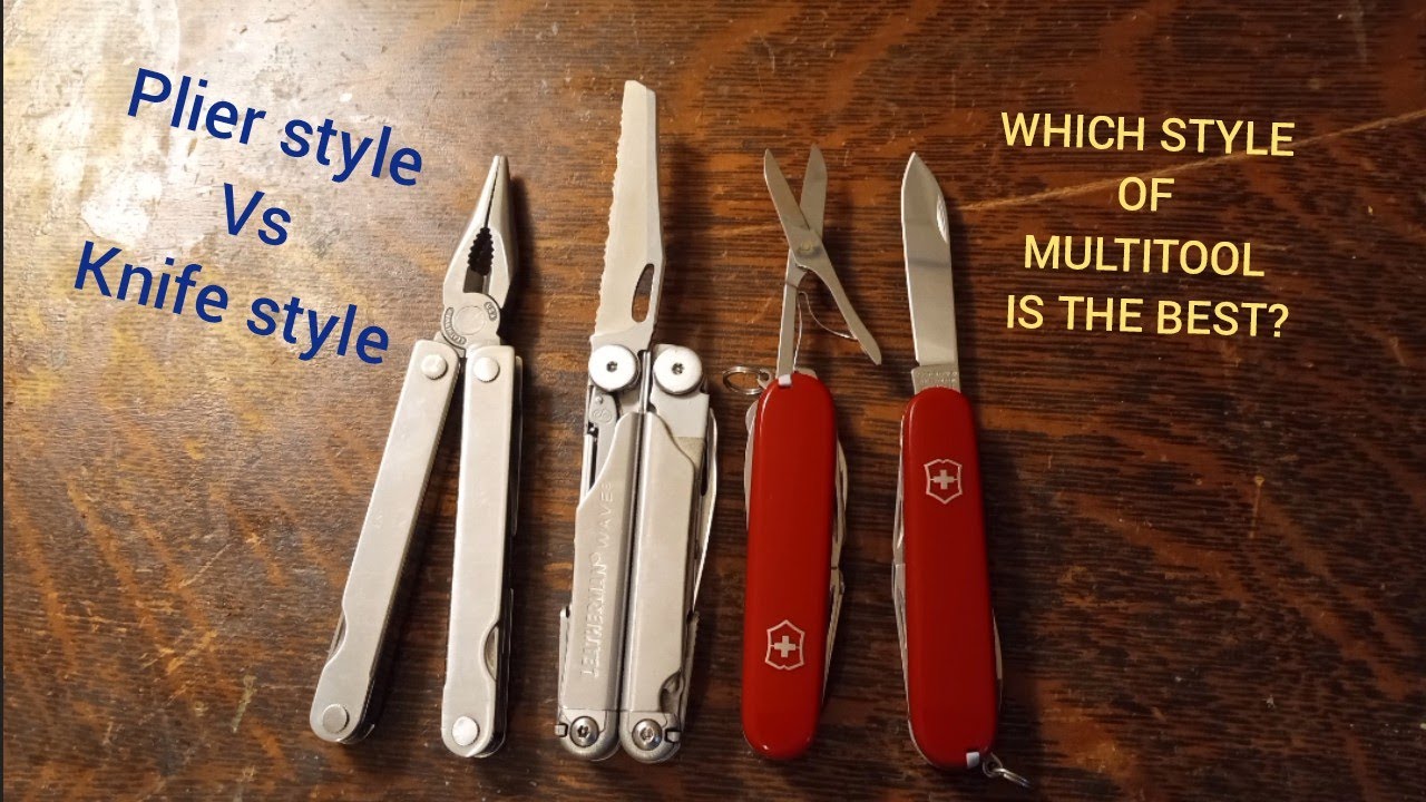 Multitools: Which is better Plier style or Knife style? Leatherman vs Victorinox
