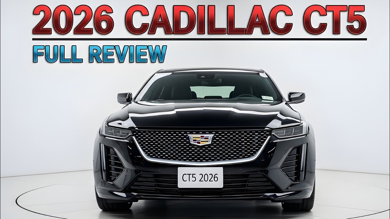 Cadillac CT5 2026 года – полный обзор! Обновленный дизайн, интерьер, характеристики и цена.