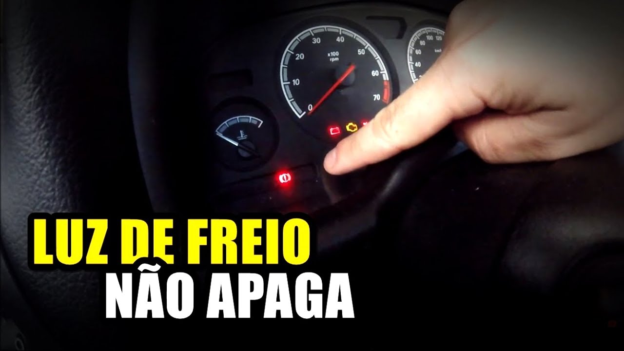 LUZ DO FREIO DE MÃO ACESA. COMO APAGAR - PORQUE ELA ACENDE?