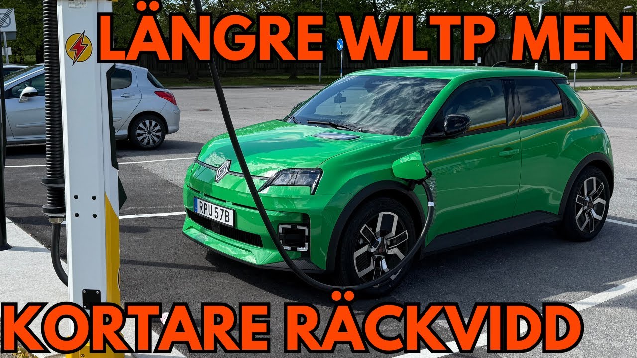 Nya Renault 5 på svensk motorväg: Så långt kom jag på en laddning