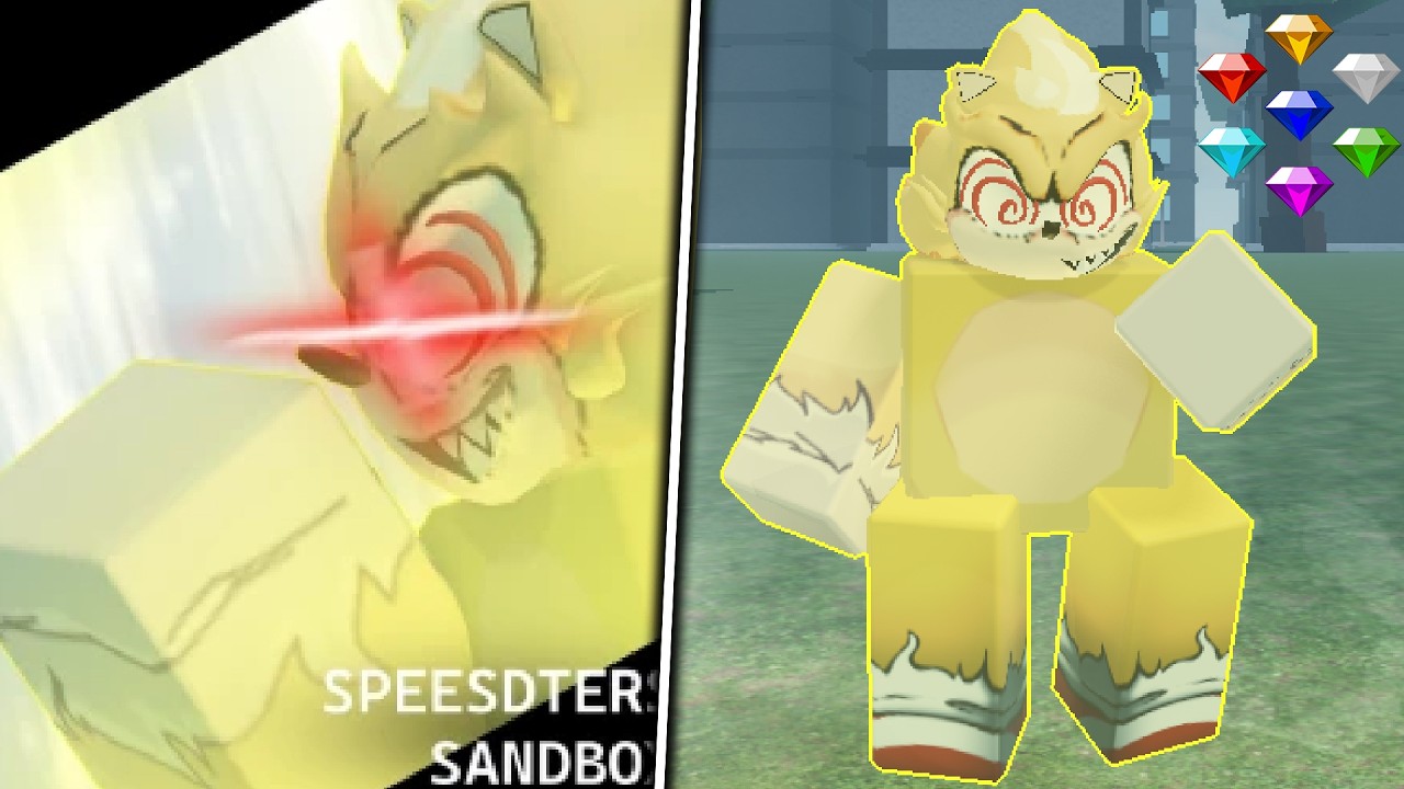 Speedsters Sandbox - How to get FLEETWAY SONIC & Showcase (Sonic Roblox Fangame)