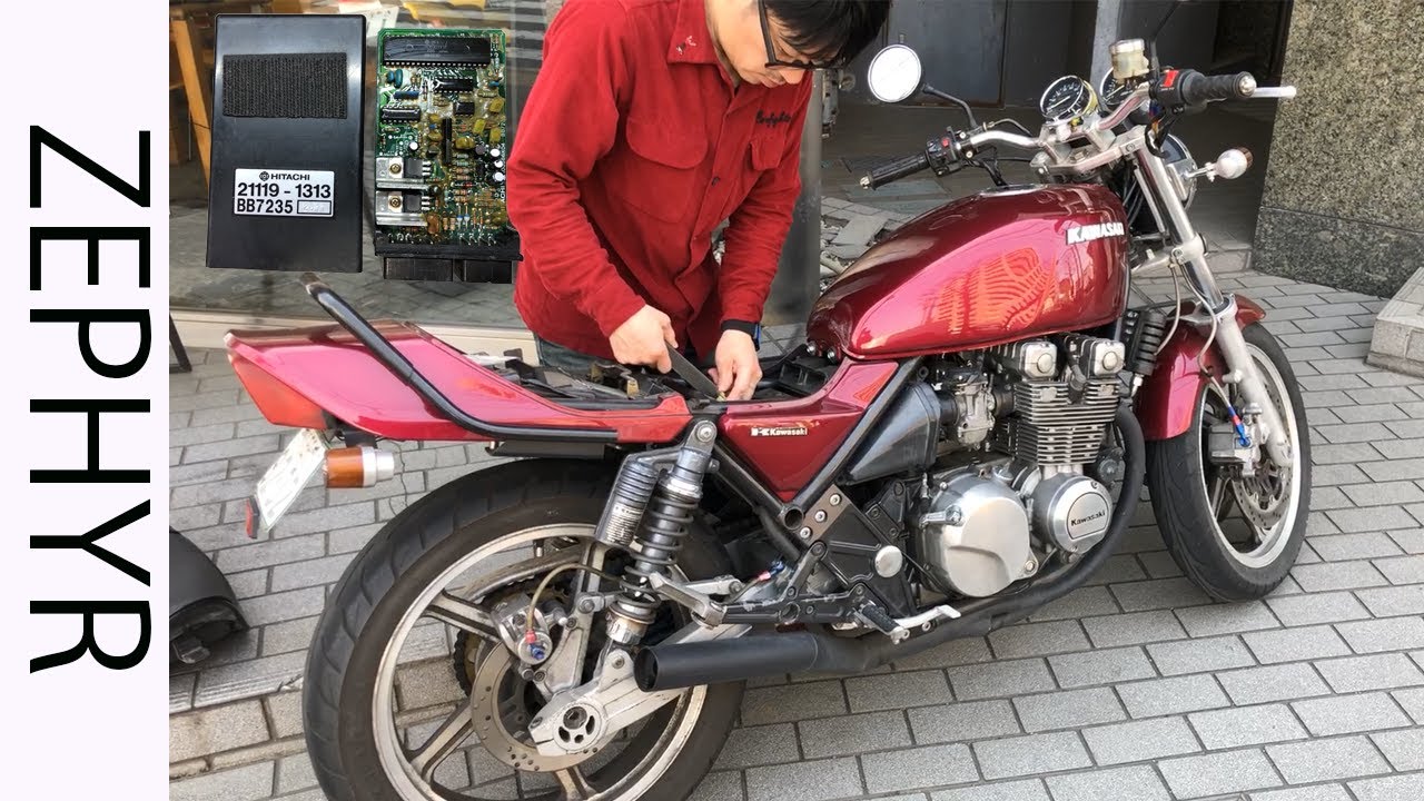 kawasaki ZEPHYR 400イグナイタ カスタム！トランジスタ、コンデンサー交換！これでもう安心【DIY】