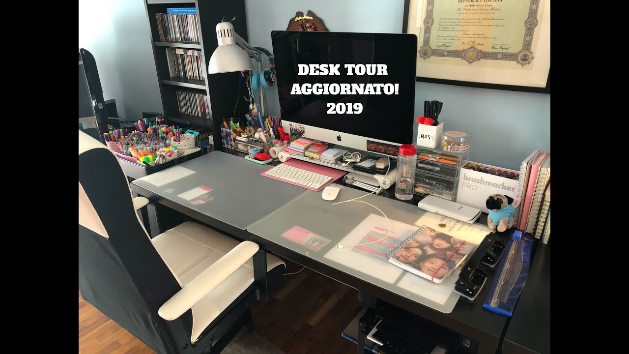 DESK TOUR 2019!! || It's Megan