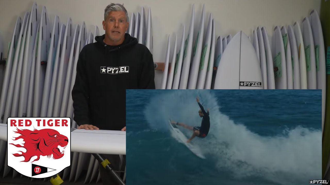 Красный тигр от Pyzel Surfboards