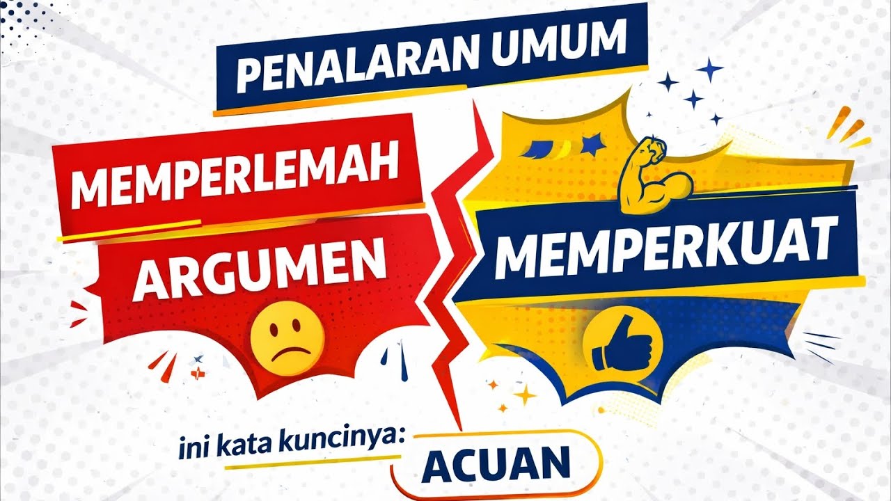 PENALARAN UMUM | INDUKTIF (MEMPERKUAT MEMPERLEMAH) PART 1 - UTBK 2026