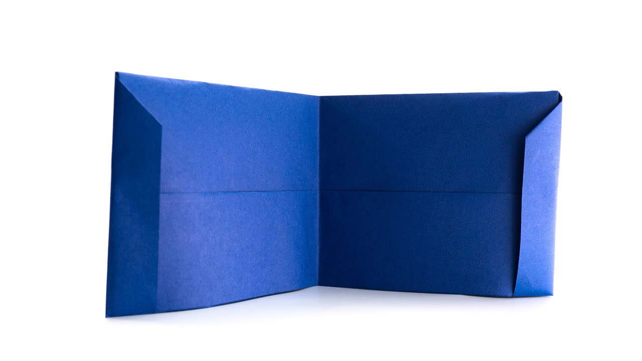 Como fazer uma carteira de papel útil - Carteira de origami