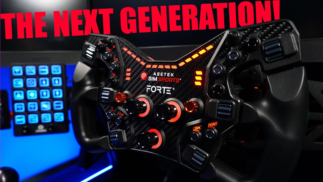 Checking out Asetek SimSports 'brand new' wheels!