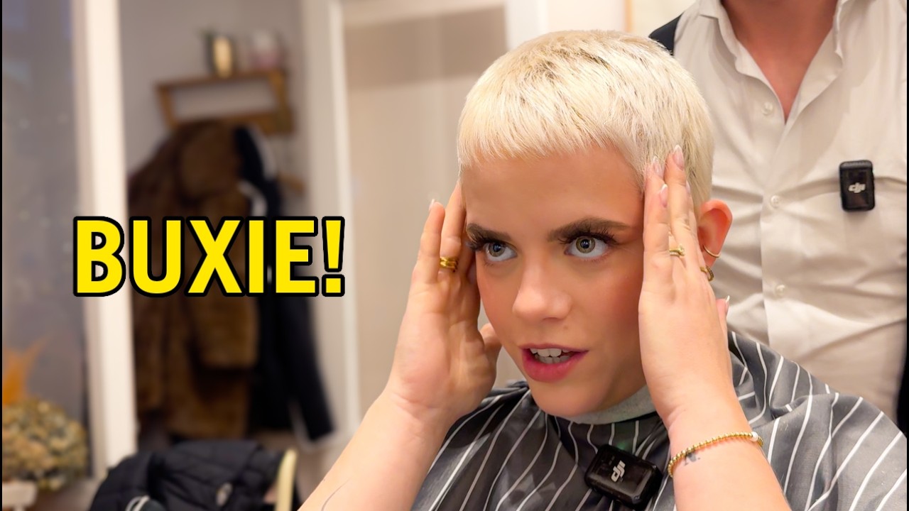 Giving her the Iconic 'Buxie' Haircut – Pixie Meets Buzzcut Transformation!