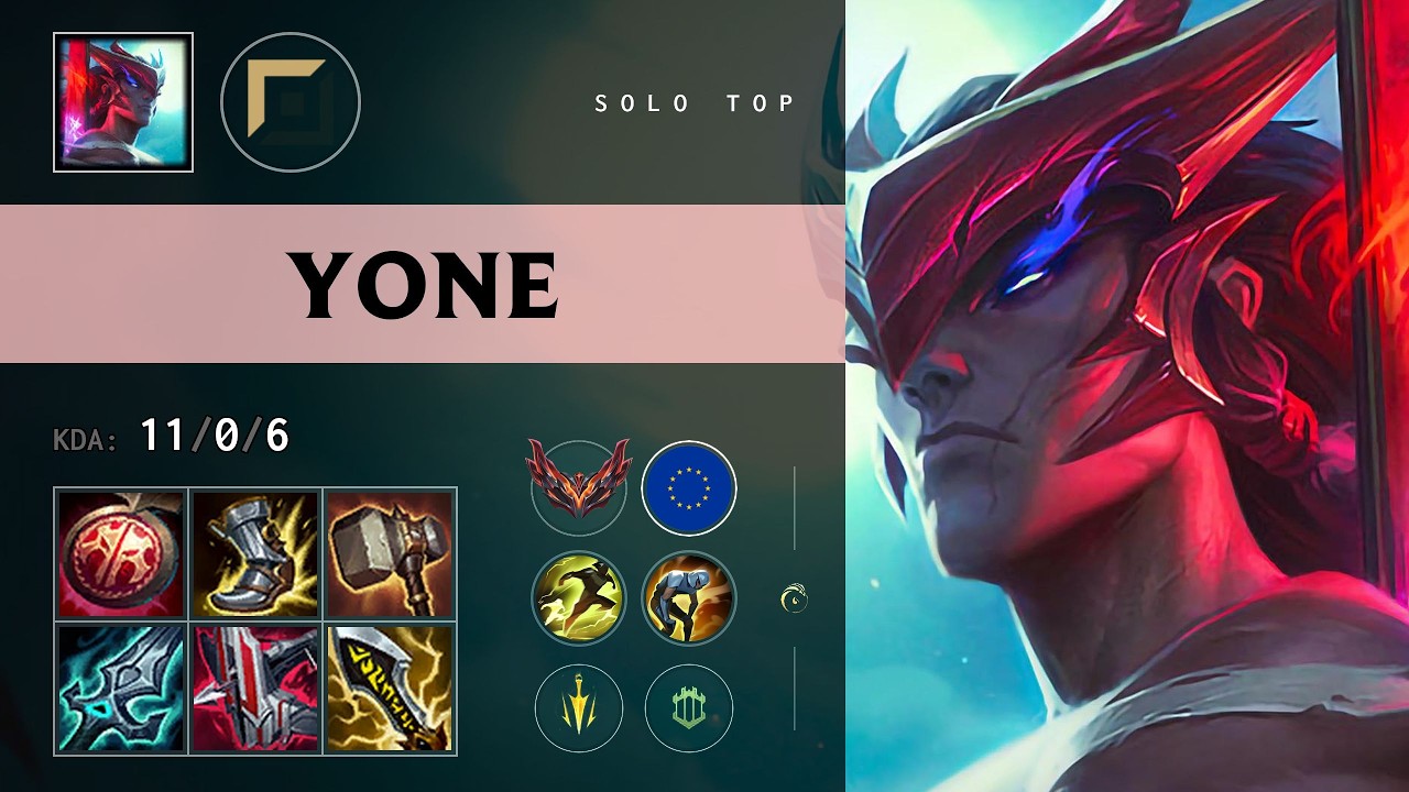 Yone Top vs Ambessa - EUW Grandmaster Patch 26.14