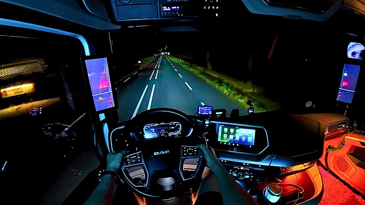 Working as a truck driver in Europe looks like this video only if you find a good company 4K POV HD