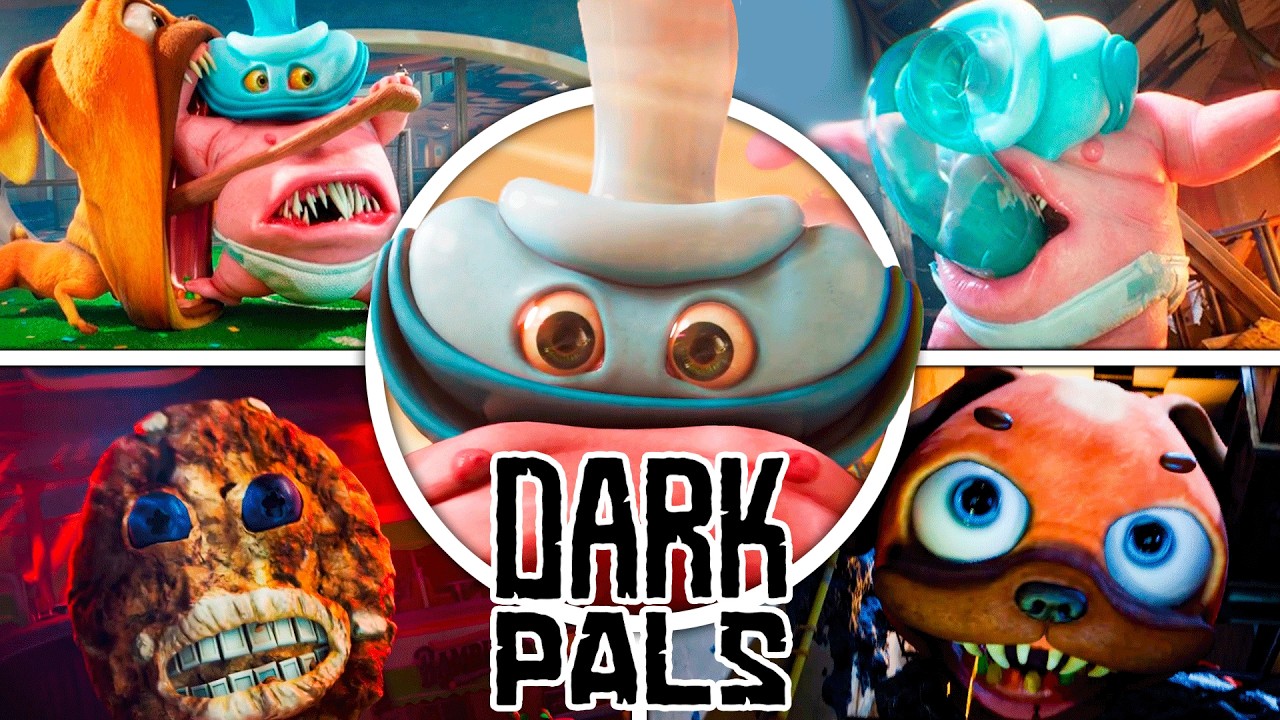 Dark Pals: The 1st Floor - All Jumpscares + All Bosses (Showcase)