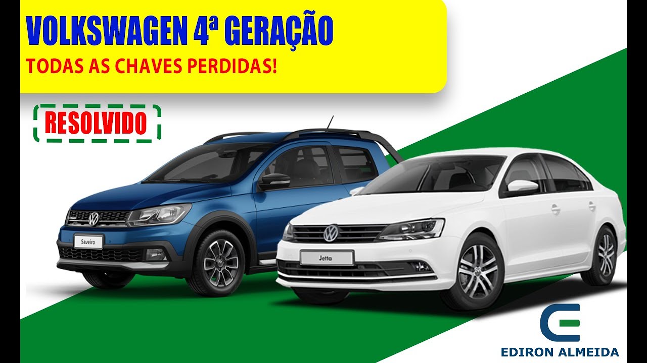Volkswagen 4ª Geração - Todas as chaves perdidas!