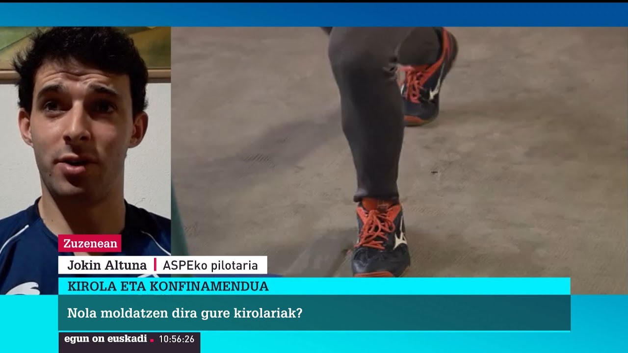 Jokin Altuna: 'Egoera arraroa den arren, zortea handia dut garajean aritzen bainaiz entrenatzen'