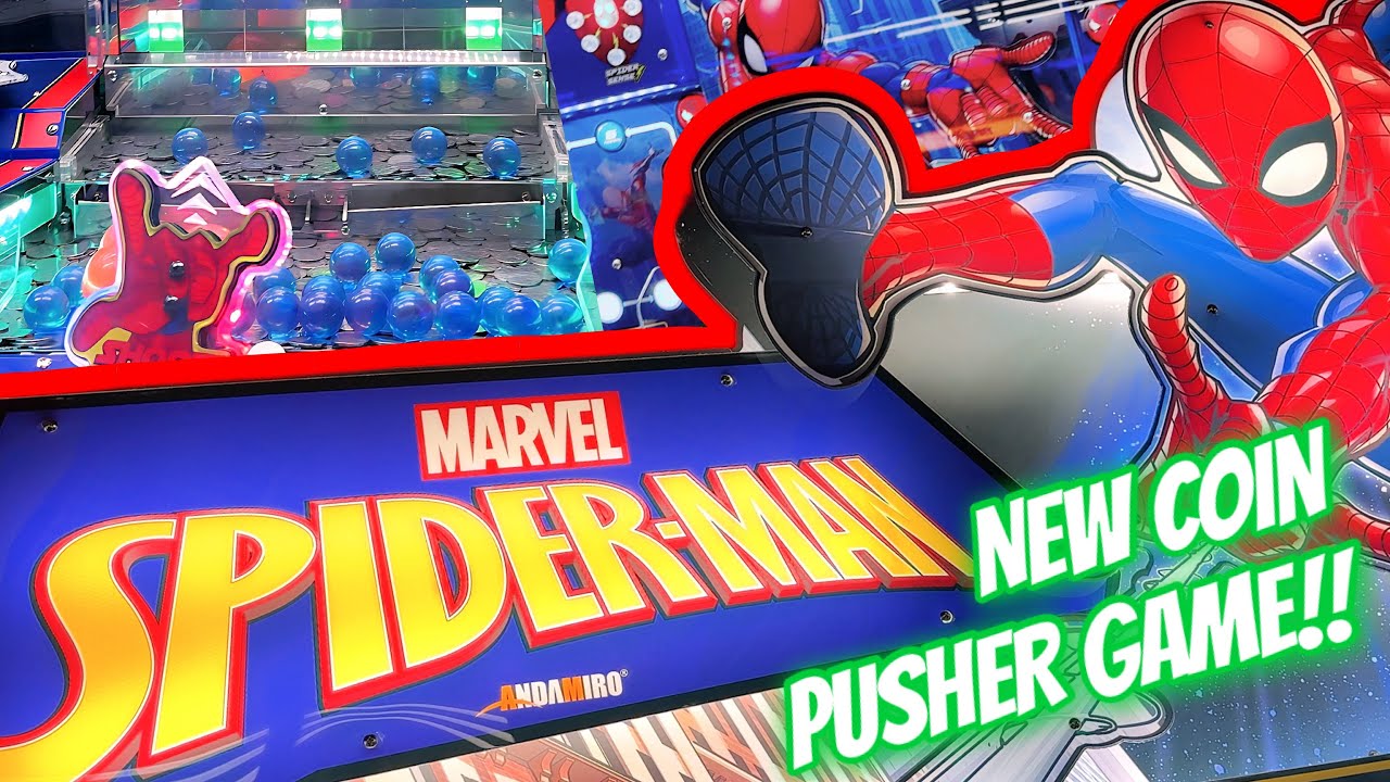 Is The New SPIDER-MAN COIN PUSHER GAME The Easiest Way To Win Tickets?!?