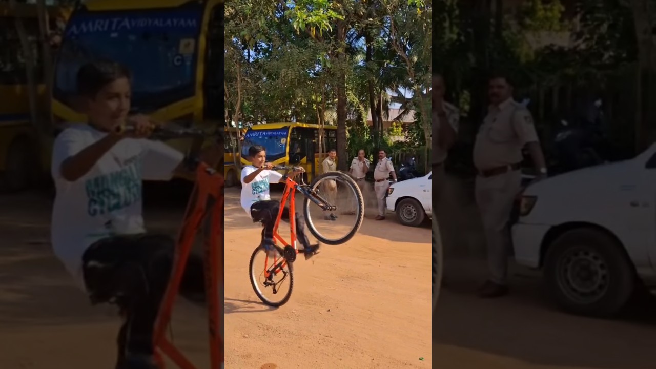 Police reaction 😱 #stunt #cycle #trending #reaction #shorts