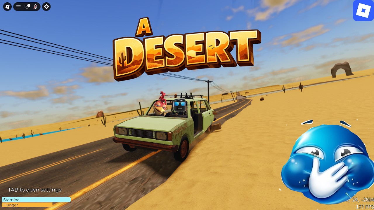 NUNCA NOS HABIAMOS REIDO TANTO a desert (roblox)