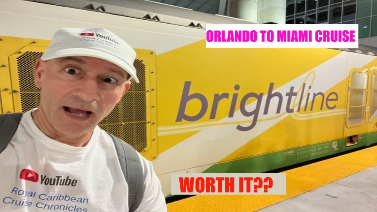 Brightline High Speed Train Orlando - Miami For Cruise- Is it Worth It?
