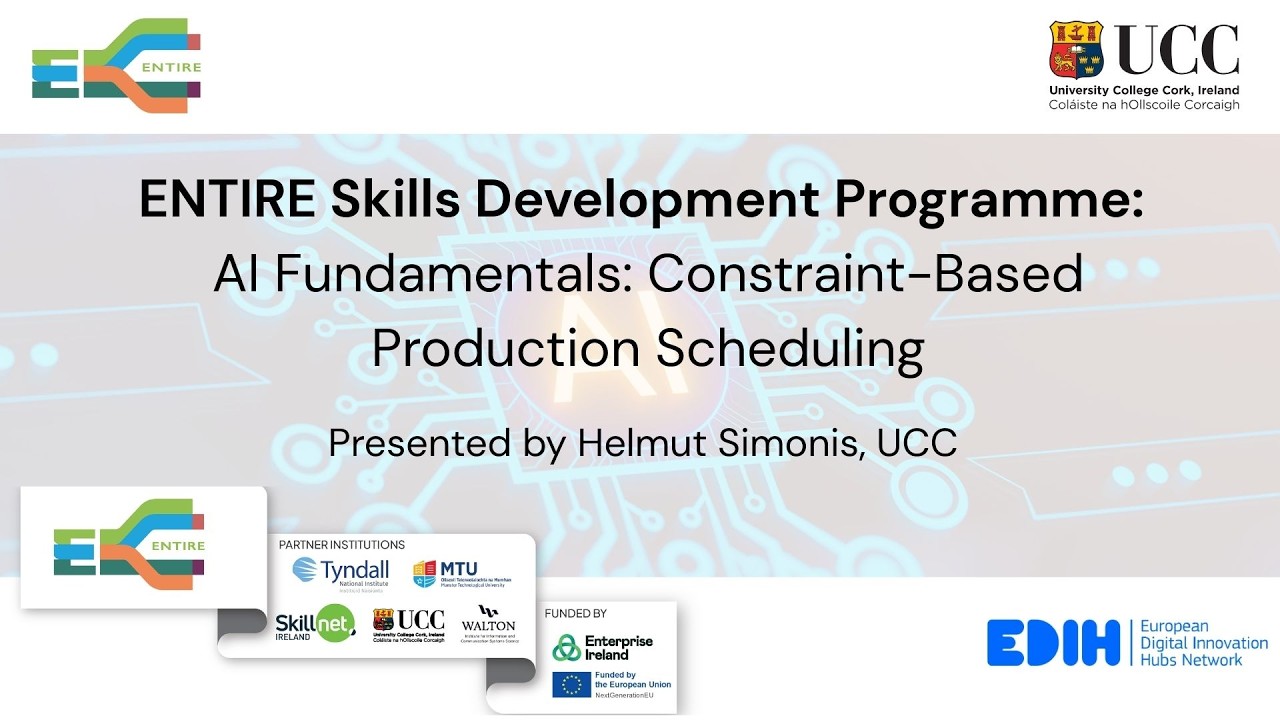 AI Fundamentals: Constraint-Based Production Scheduling
