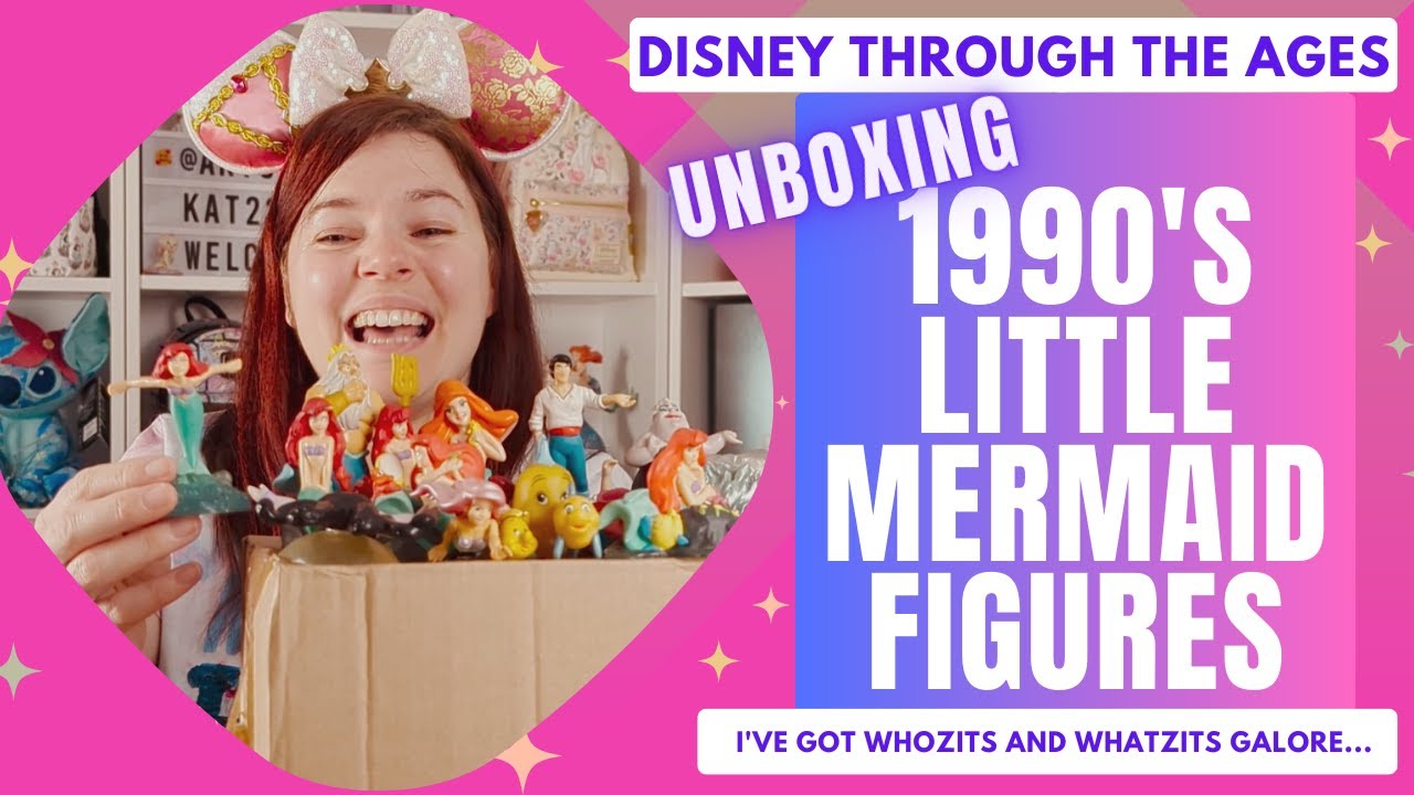Unboxing original 1980s and 1990s Little Mermaid figures from eBay!