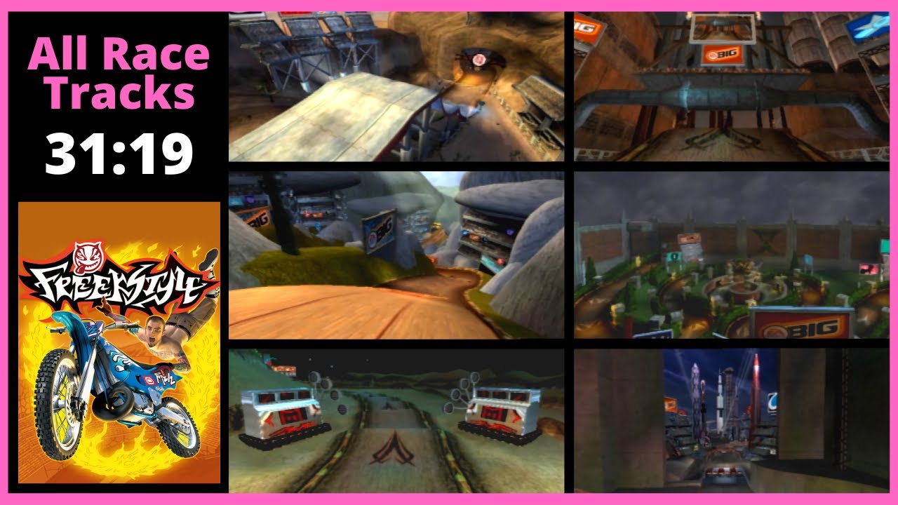 Freekstyle - All Race Tracks speedrun 31:19