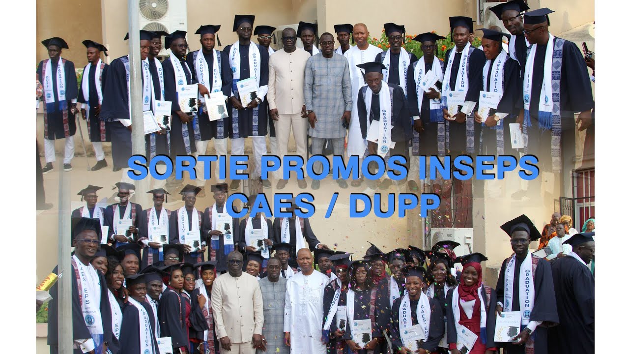 Sortie de Promotions, l’INSEPS célèbre l’excellence sportive et académique