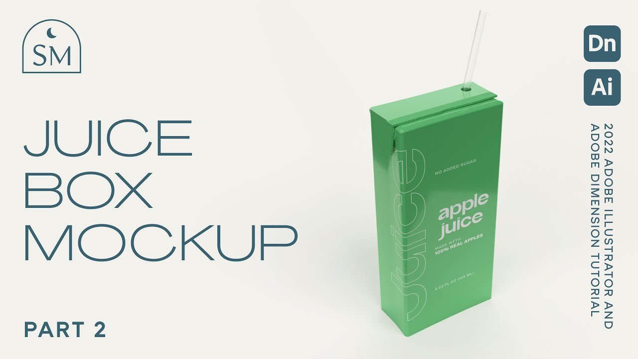 Part 2: Create a Juice Box Mockup Using Adobe Illustrator and Adobe Dimension