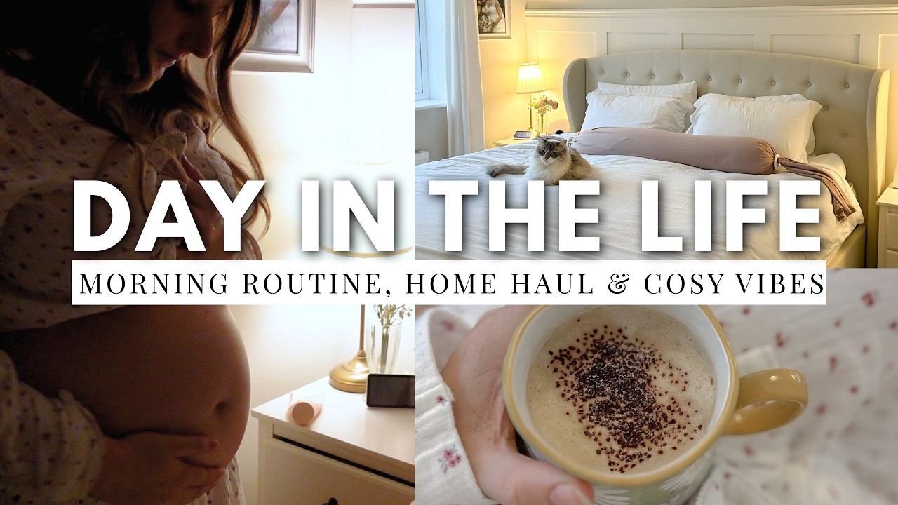 DAY IN THE LIFE morning routine, home haul & easy boursin and tomato  pasta recipe