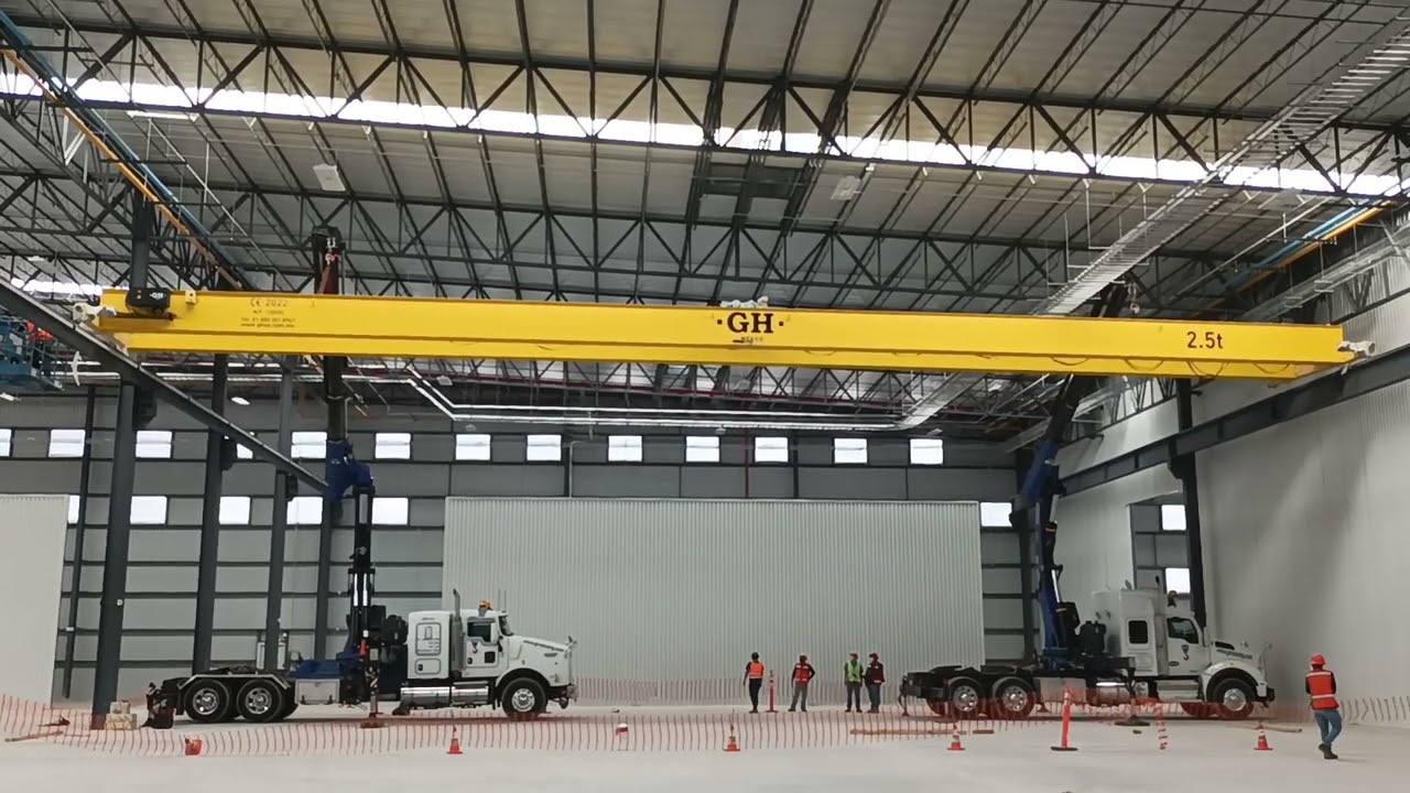 MANIOBRA DE GRUAS HEAT PARA INSTALACION DE GRUA VIAJERA