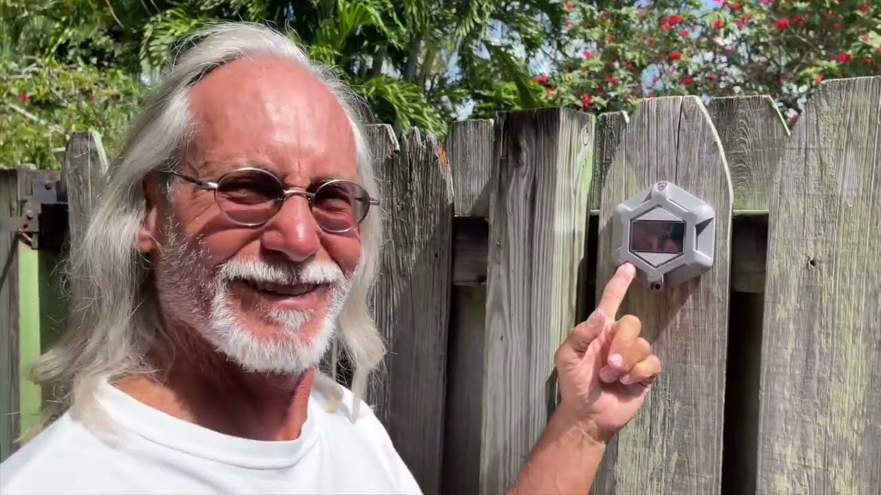 How to install Solar Dock lights on a fence door