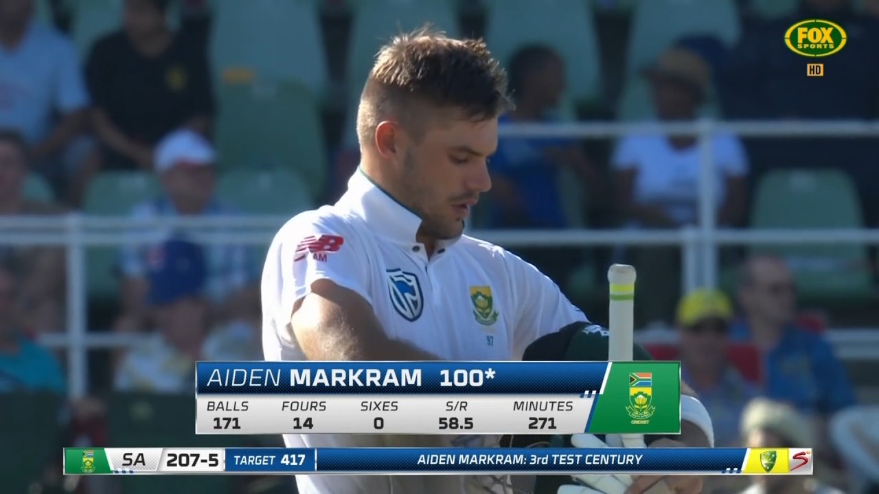 Fighting 4th Innings 💯 | Aiden Markram's Glorious 143 vs Australia 1st Test 2018 Extended Highlights
