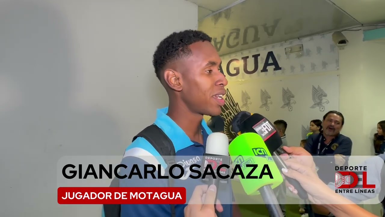 🗣️🎙️GIANCARLO SACAZA JUGADOR DE MOTAGUA 🦅🏆