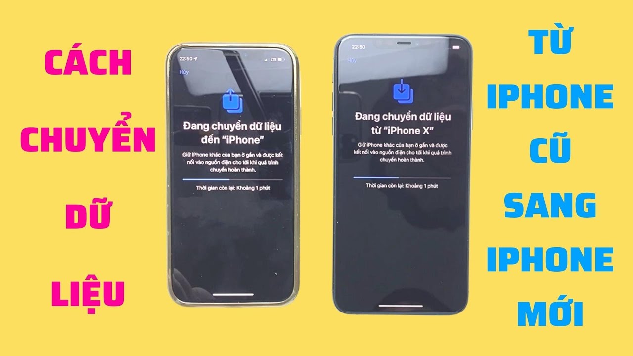 Hướng Dẫn Cách Chuyển Dữ Liệu Từ iPhone Cũ Sang iPhone Mới | QKM