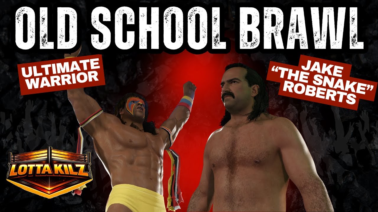 Ultimate Warrior vs Jake “The Snake” Roberts | Old School Brawl | WWE 2K25