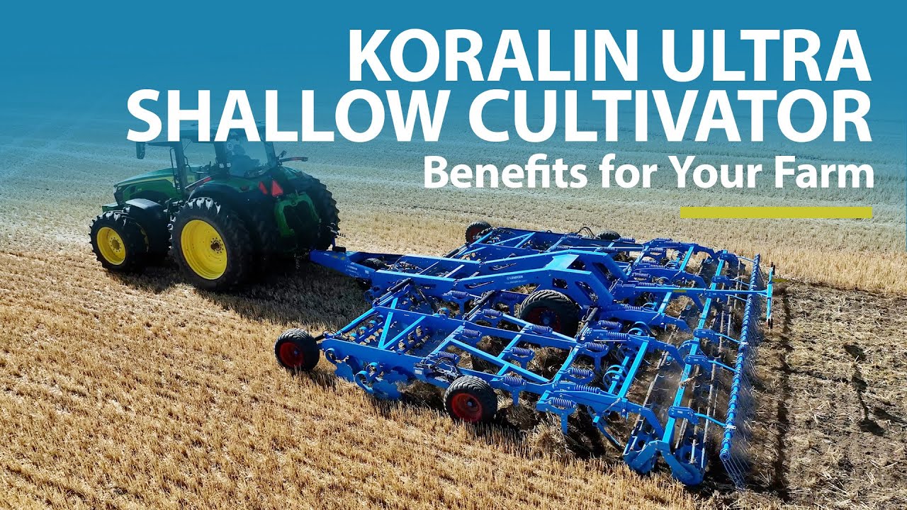 Change your game with the Koralin 9 Ultra-shallow hybrid cultivator to each a uniform 1