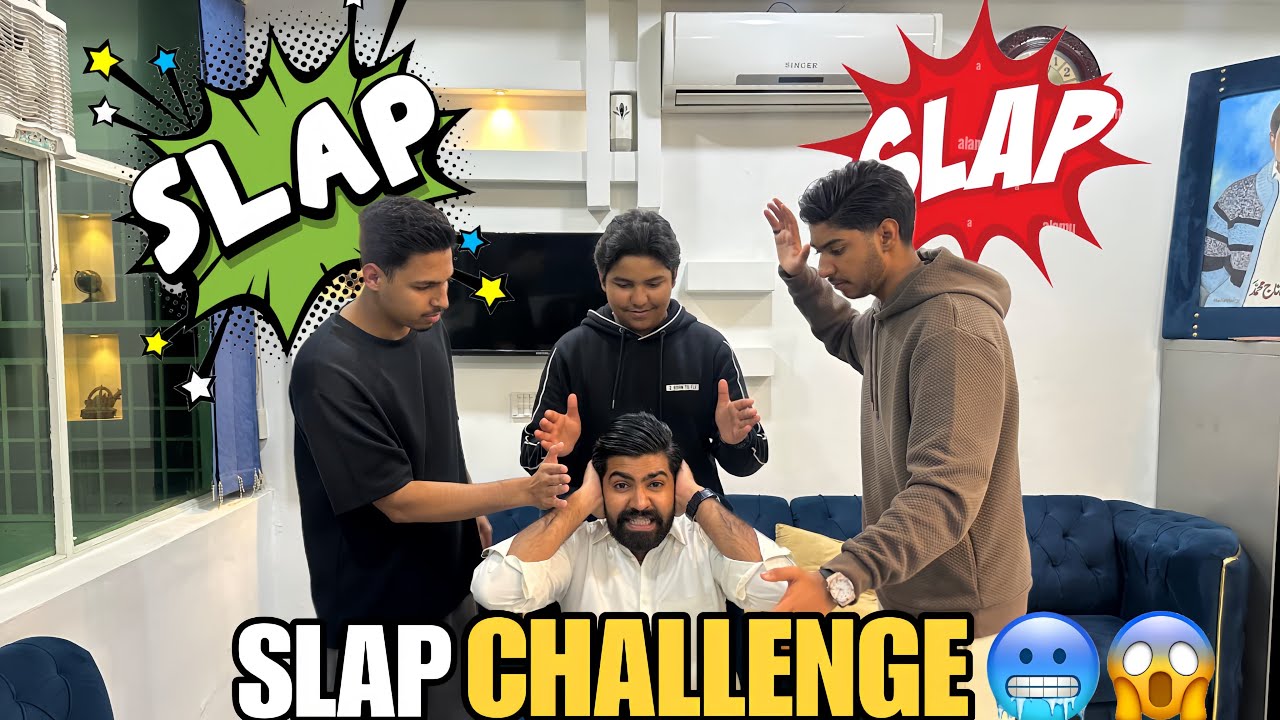 Most Awaited Slap Challenge with Brothers😬👏🏻| Mujhy Bohtt zada Mar pari😱😭😡