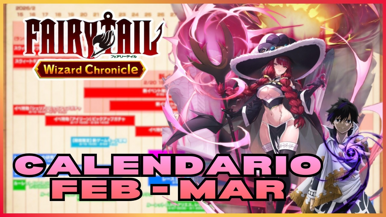 🔥TODO LO QUE LLEGARÁ A FAIRY TAIL WIZARD CHRONICLE EN MARZO🔥