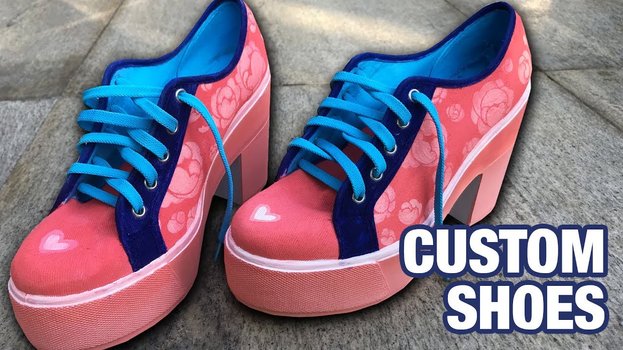 Customizing Shoes for the First Time! - HOW TO MAKE DIY FASHION