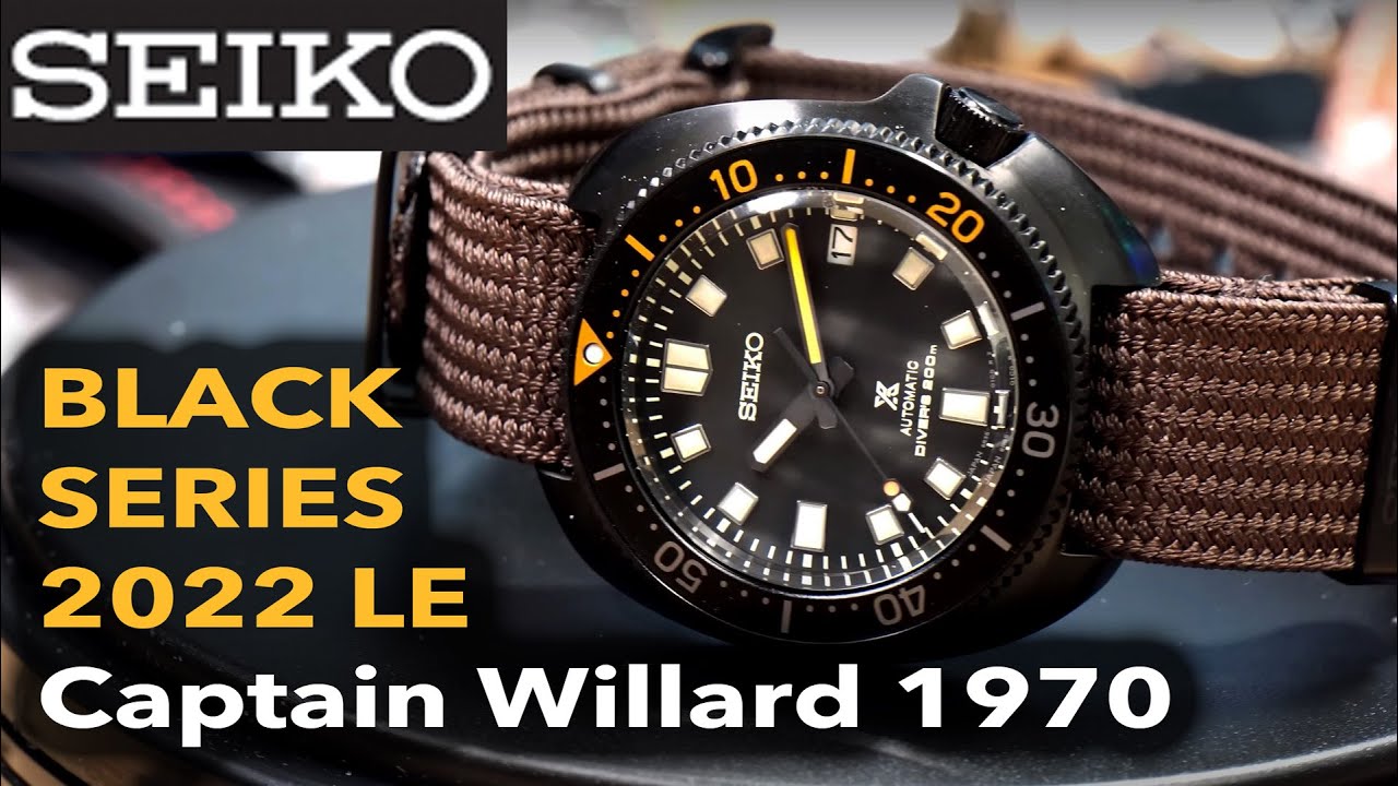 Seiko Black Series 2022 Captain Willard Limited Edition SPB257J!/SBDC157