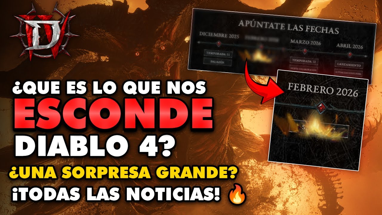 ¿DIABLO 4 está escondiendo ALGO MUY GRANDE para ROMPER EL 2026? 🤔