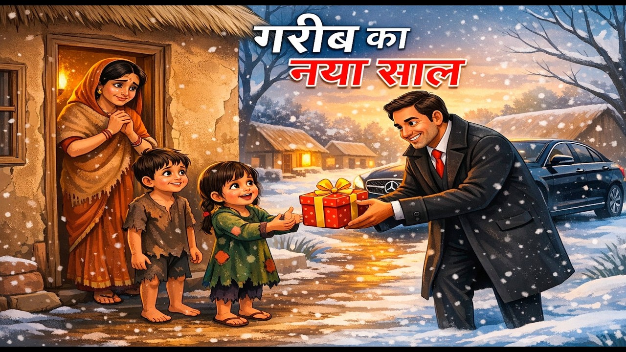 गरीब का नया साल | GAREEB KA NAYA SAAL | HINDI KAHANIYA | CARTOON STORIES | MORAL STORIES