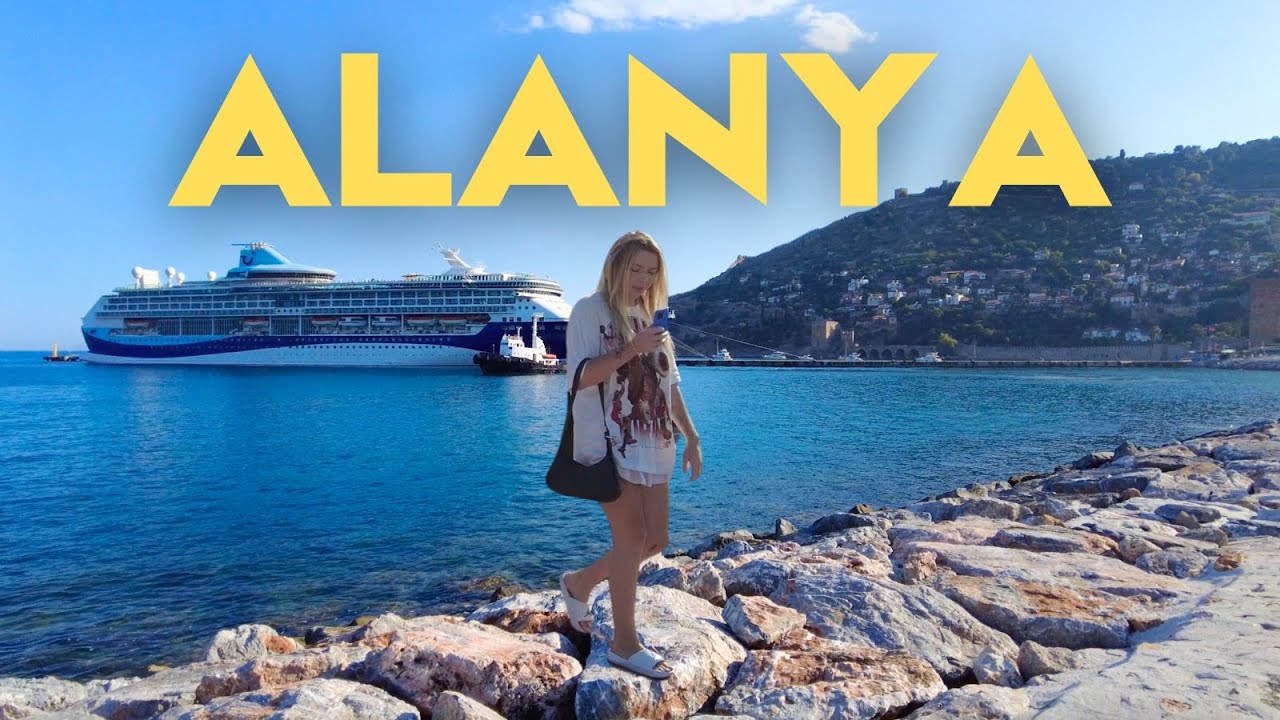 🇹🇷 4K HDR | Центр Аланьи 2025 — Удивительная прогулка по гавани