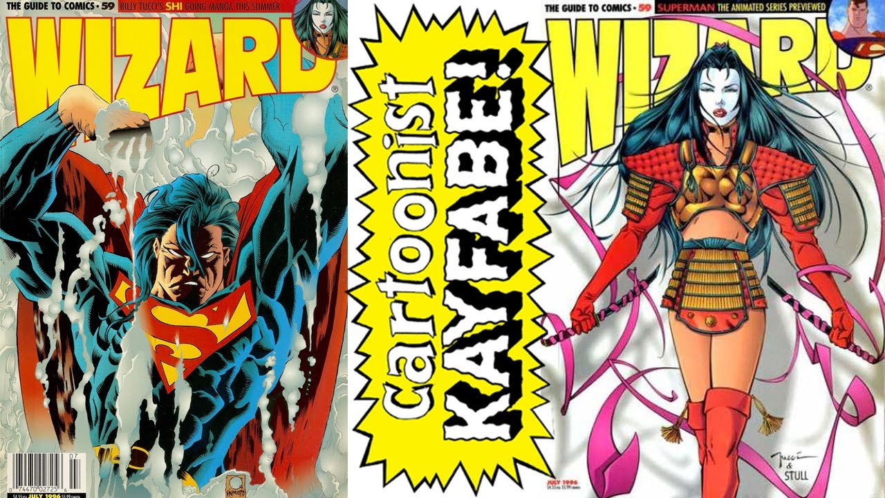 Wizard Magazine 59, July 1996. ONSLAUGHT, HEROES REBORN, and the DEATH OF MARVEL!