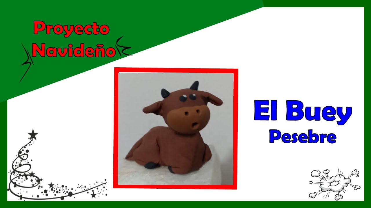 Cómo Hacer el Buey del Pesebre paso a paso🎄