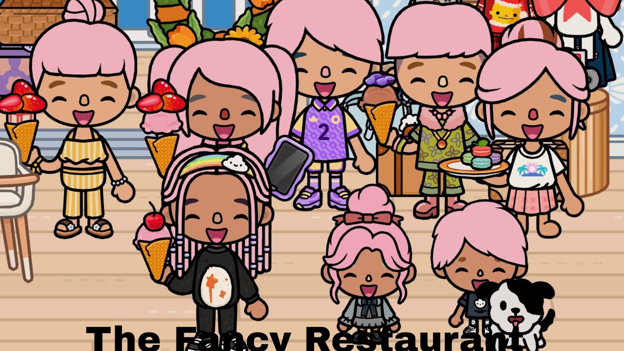 Toca Boca with voice” “ The Fancy Restaurant “