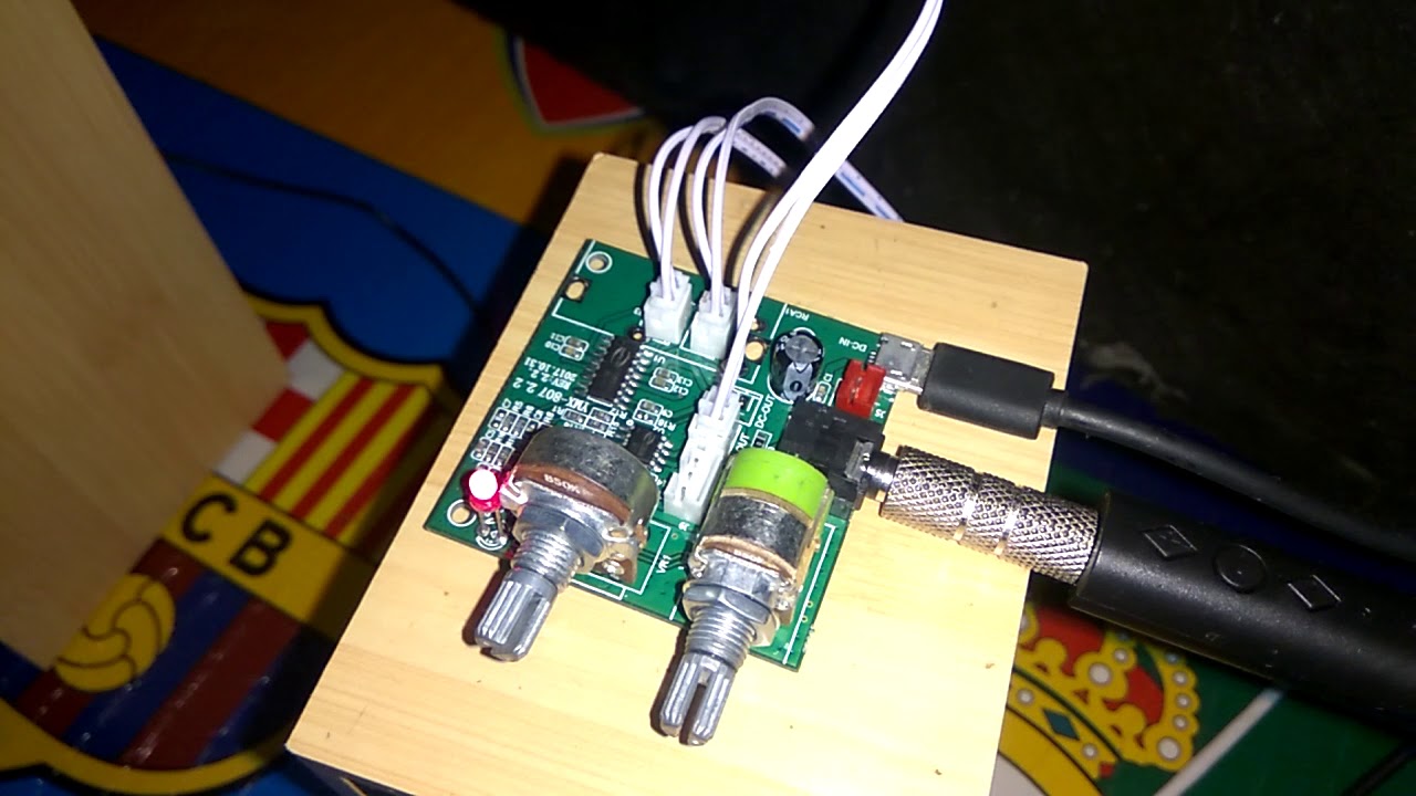 Tes mini amplifier class d 2.1(stereo + subwoofer) 20 Watt 5v horeg