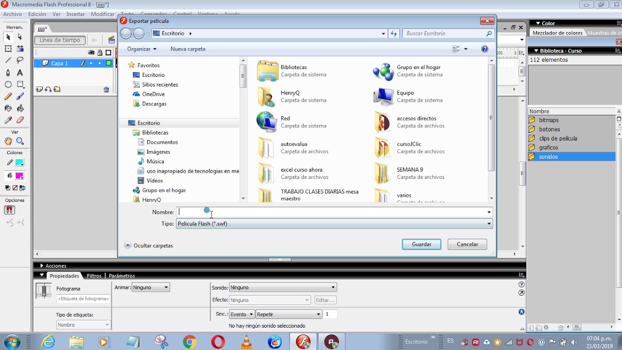 formas de guardar flash