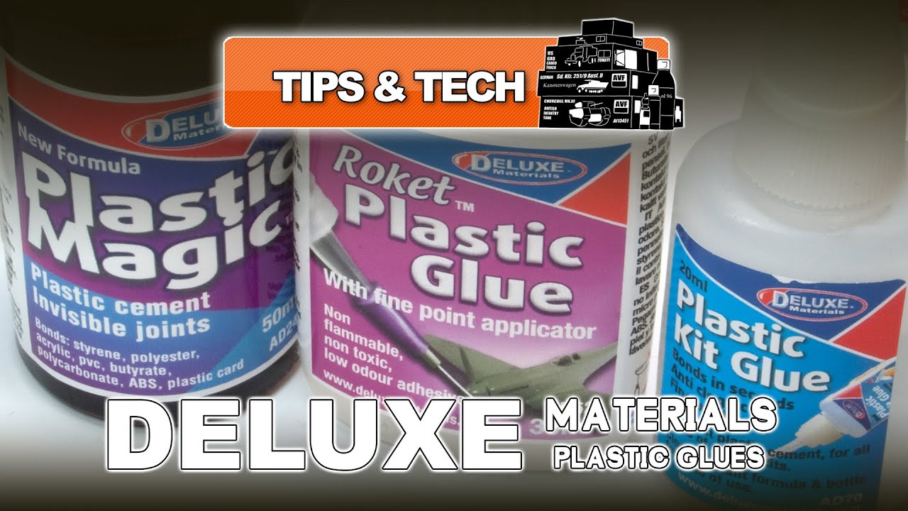 DELUXE MATERIALS MODEL GLUES FOR PLASTIC KITS