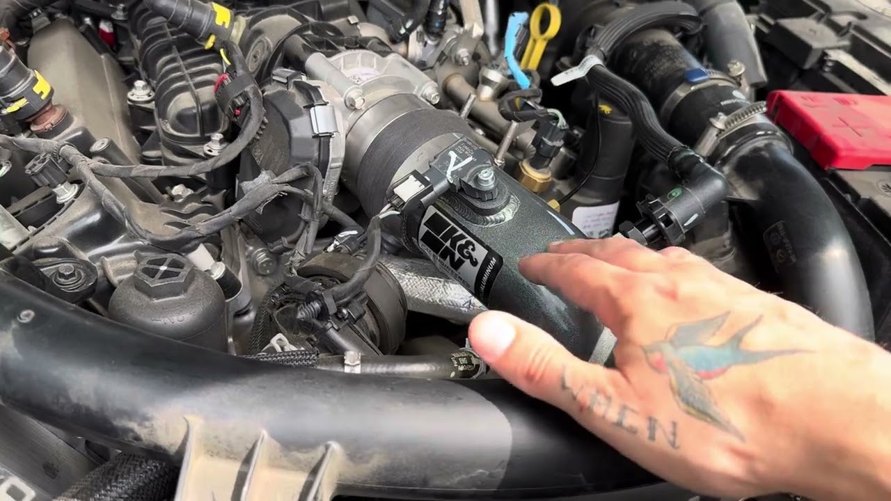2021 Ford Bronco 2.7 K&N Charge Pipe and Boost Gauge