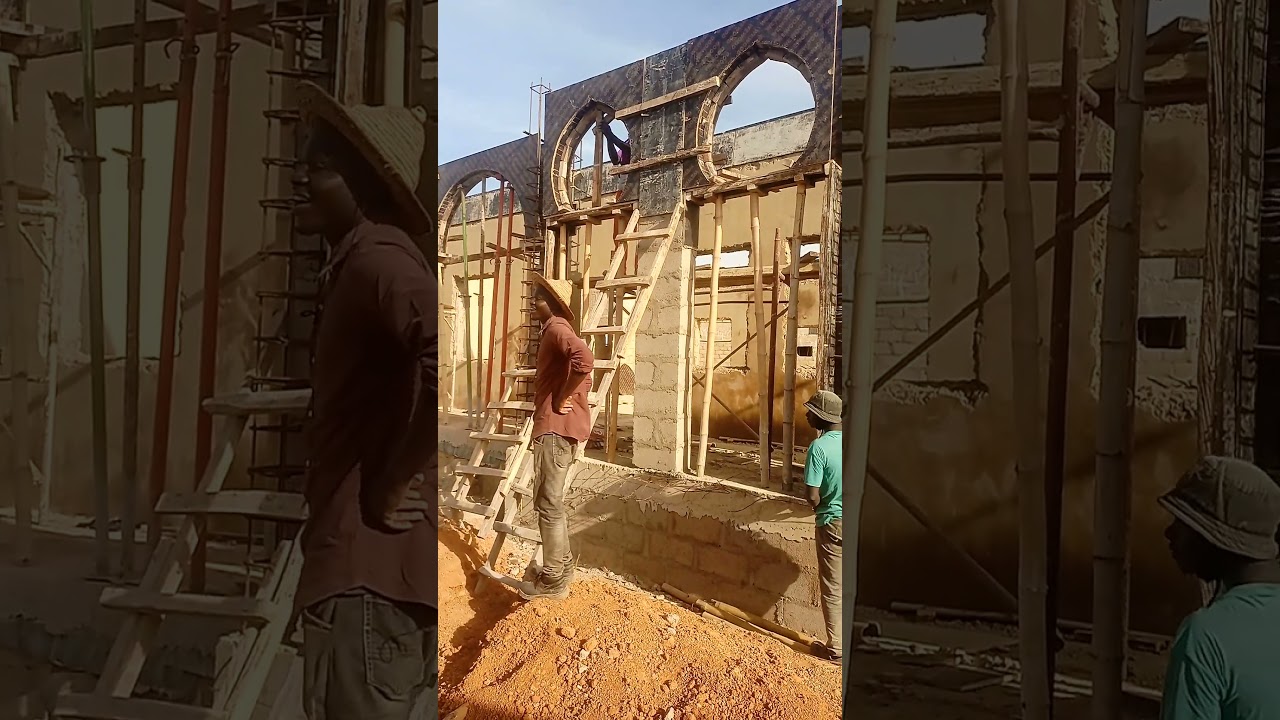 making of mosque archway
