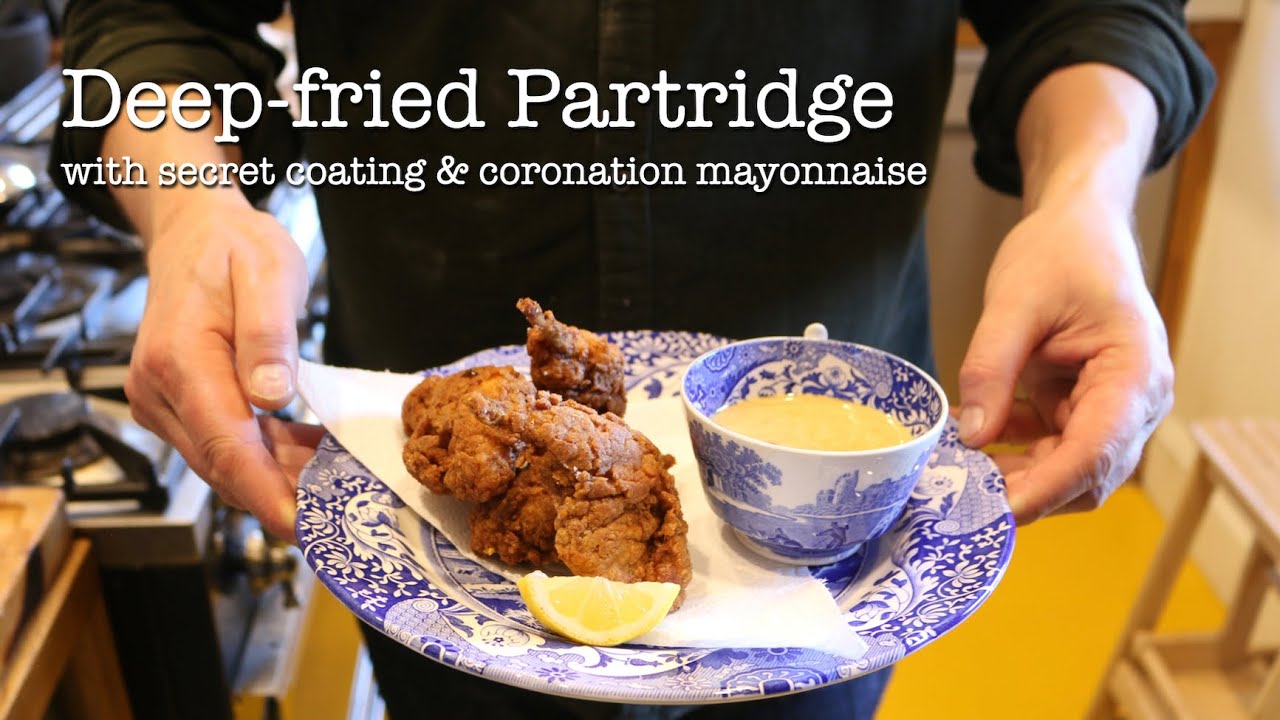 Deep-fried partridge in secret coating - Valentine Warner
